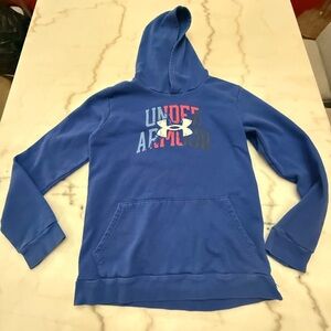 Under Armour Youth Blue and Pink Hoodie